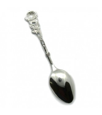 S000007 Genuine sterling silver baby spoon solid hallmarked 925 nickel free 